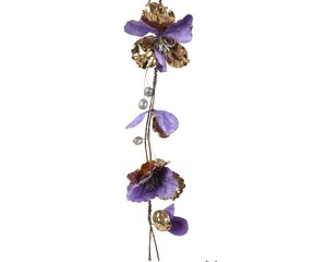 Decoratieve slinger lila 120 cm