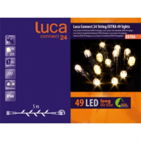 Luca connect 24 led 49 lampjes start incl adapter - afbeelding 2