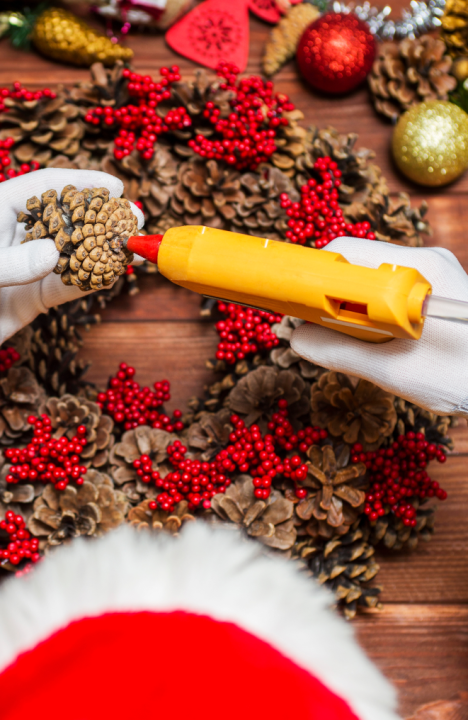 Kerst DIY met bindmaterialen | KoopKerstverlichting.nl