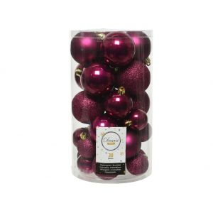 30 onbreekbare kerstballen mixkoker magnolia