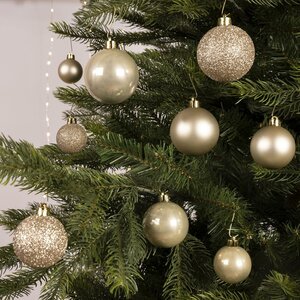 30 onbreekbare kerstballen mixkoker parel - afbeelding 3