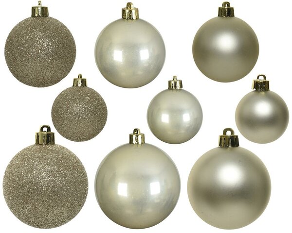 30 onbreekbare kerstballen mixkoker parel - afbeelding 2