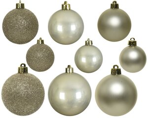 30 onbreekbare kerstballen mixkoker parel - afbeelding 2