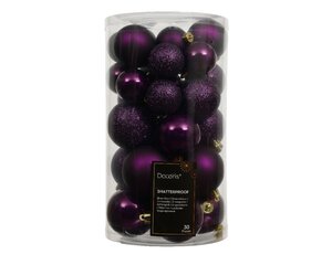 30 onbreekbare kerstballen mixkoker vijg