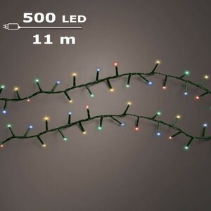 Basic kerstverlichting LED compact 500 multi