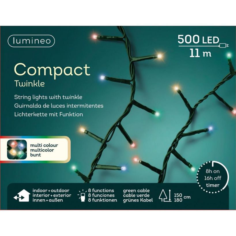 Basic kerstverlichting LED multi - Koopkerstverlichting.nl