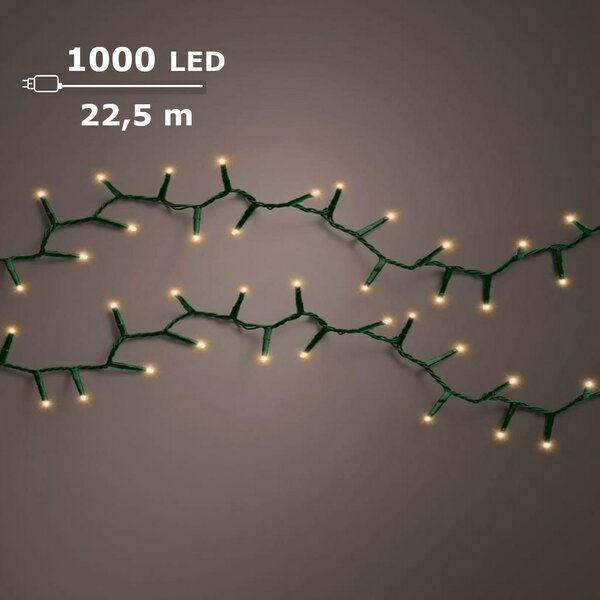 Basic kerstverlichting LED compact rice lights 1000 klassiek - afbeelding 1