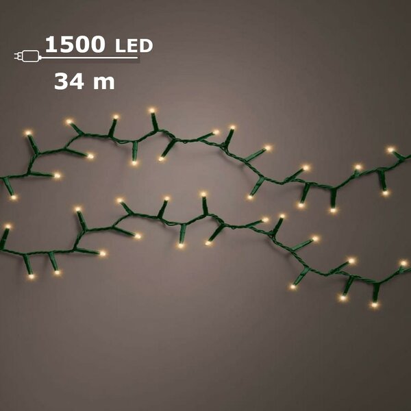 Basic kerstverlichting LED compact rice lights 1500 klassiek - afbeelding 1