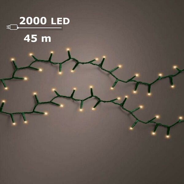 Basic kerstverlichting led compact rice lights 2000 klassiek - afbeelding 1