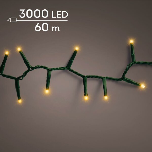 Basic kerstverlichting LED compact rice lights 3000 klassiek - afbeelding 1