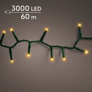 Basic kerstverlichting LED compact rice lights 3000 klassiek