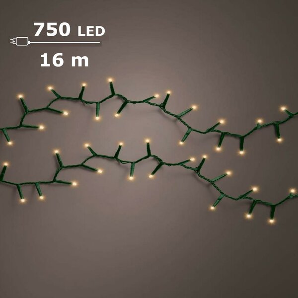 Basic kerstverlichting LED compact rice lights 750 klassiek - afbeelding 1