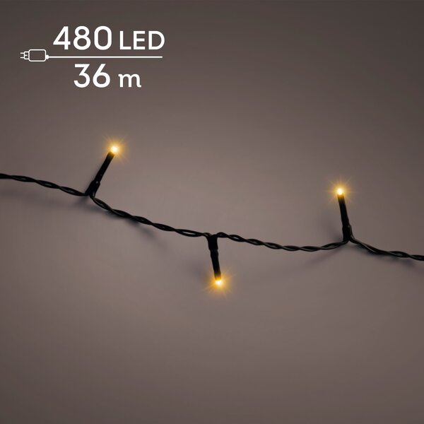 Basic kerstverlichting LED rice lights 480 klassiek warm - afbeelding 1