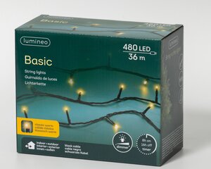 Basic kerstverlichting LED rice lights 480 klassiek warm - afbeelding 2