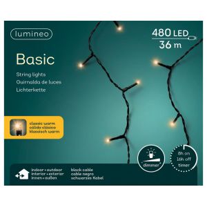 Basic kerstverlichting LED rice lights 480 klassiek warm - afbeelding 2