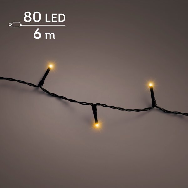 Basic kerstverlichting LED rice lights 80 klassiek warm - afbeelding 1