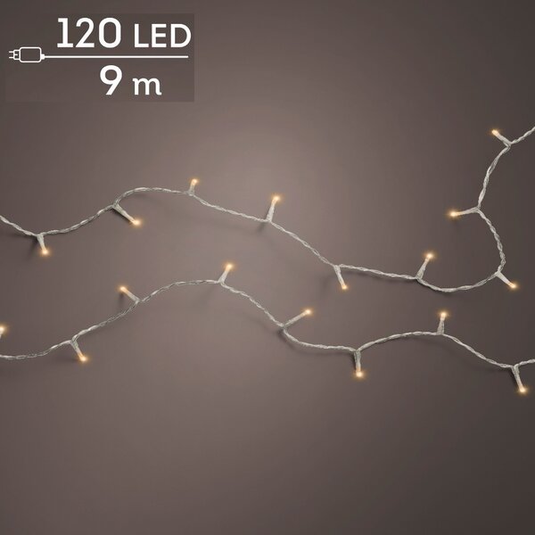 Basic LED rice lights transparant 120 klassiek warm - afbeelding 1