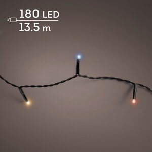 Basic led verlichting multicolour 180 lampjes - afbeelding 1