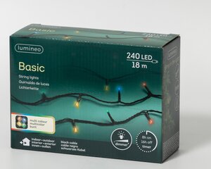 Basic Led verlichting multicolour 240 lampjes - afbeelding 2