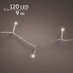 Basic rice lights LED transparant 120 warm wit - afbeelding 1