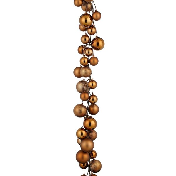 Blackbox kerstballen slinger kerstballen 180 cm bruin