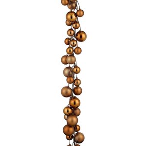 Blackbox kerstballen slinger kerstballen 180 cm bruin