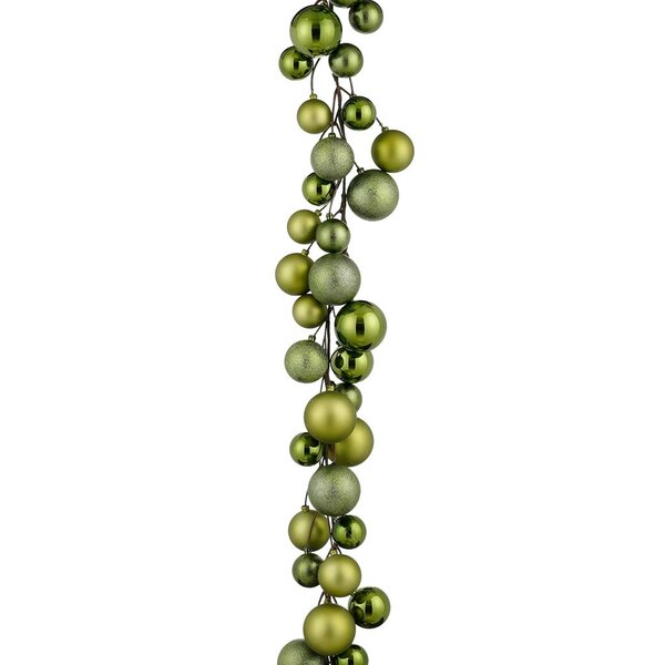 Blackbox kerstballen slinger kerstballen 180 cm groen