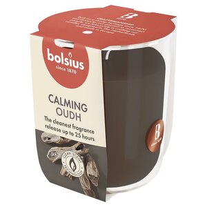 Bolsius geurglas true scents oud wood S