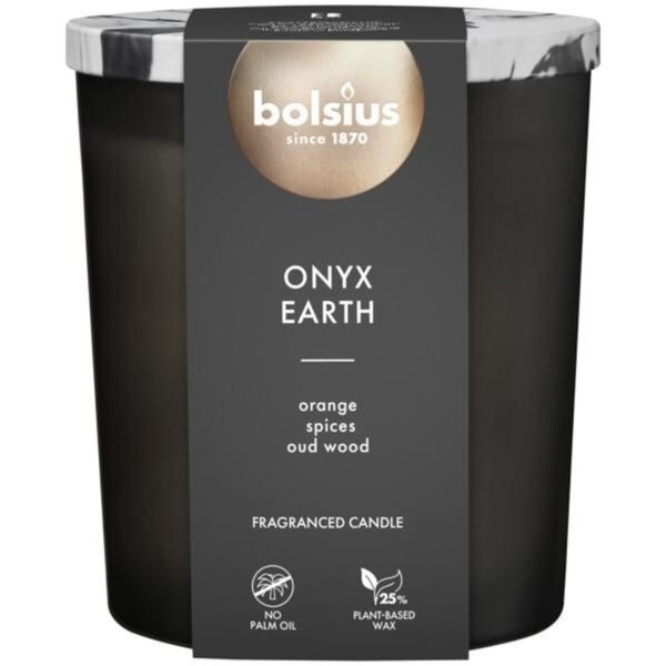 Bolsius geurkaars Onyx Earth