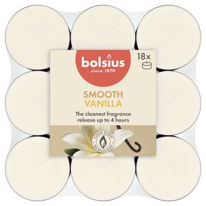 Bolsius geurtheelicht true scents vanilla 18 stuks