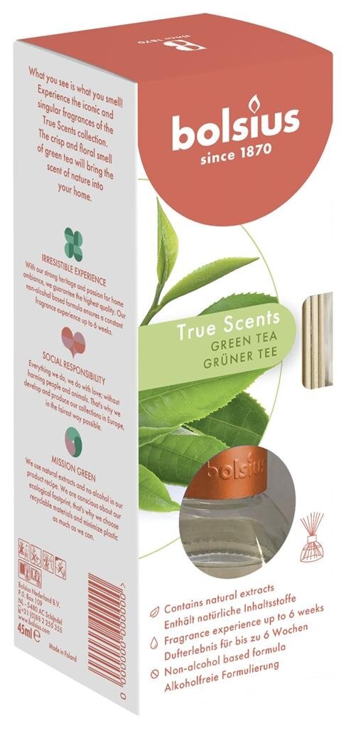 Bolsius geurverspreider true scents green tea
