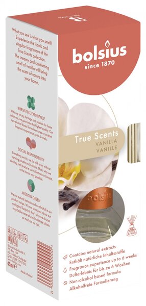 Bolsius geurverspreider true scents vanille