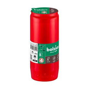 Bolsius herdenkingslicht rood nr4