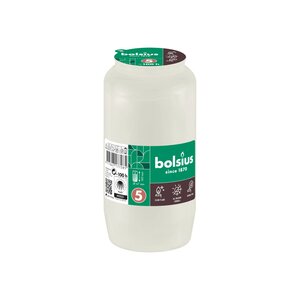 Bolsius herdenkingslicht wit nr5