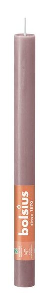 Bolsius huishoudkaars rustiek 27 cm ash rose
