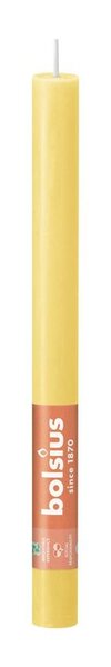 Bolsius huishoudkaars rustiek 27 cm sunny yellow
