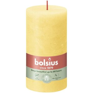 Bolsius kaars rustiek 7x13 cm sunny yellow
