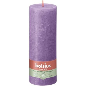 Bolsius kaars rustiek 7x19 cm helder violet