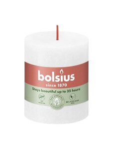 Bolsius kaars rustiek 7x8 cm cloudy wit