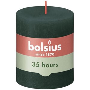 Bolsius kaars rustiek 7x8 cm pine green