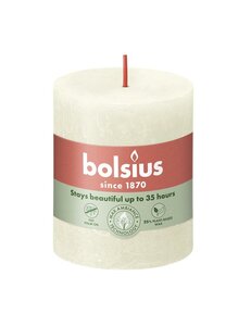 Bolsius kaars rustiek 7x8 cm soft pearl
