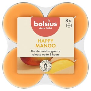 Bolsius maxilicht true scents mango 8 stuks