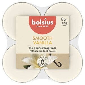 Bolsius maxilicht true scents vanilla 8 stuks