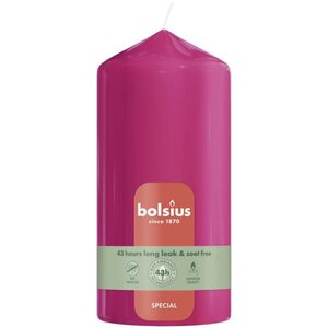 Bolsius stompkaars 6x13 cm fuchsia