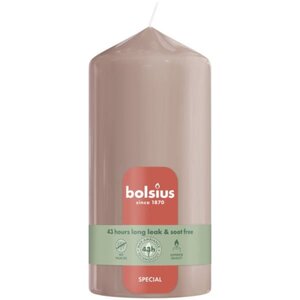 Bolsius stompkaars 6x13 cm misty pink