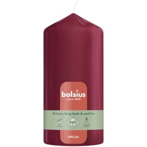 Bolsius stompkaars 6x13 cm velvet red