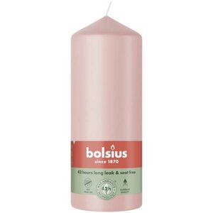 Bolsius stompkaars 6x15 cm misty pink