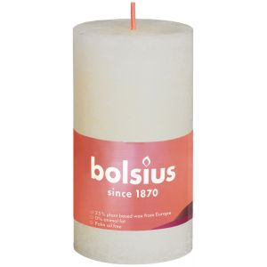 Bolsius kaars rustiek 10x5 cm soft pearl