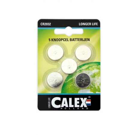 Calex Knoopcel Lithium 5 stuks