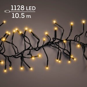 Clusterverlichting led 1128 lampjes klassiek warm - afbeelding 1